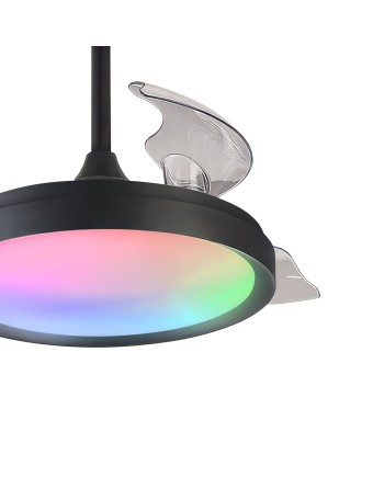 ***OFER/DES*** SIBERIA * PLAFÓN / VENTILADOR - NEGRO D43